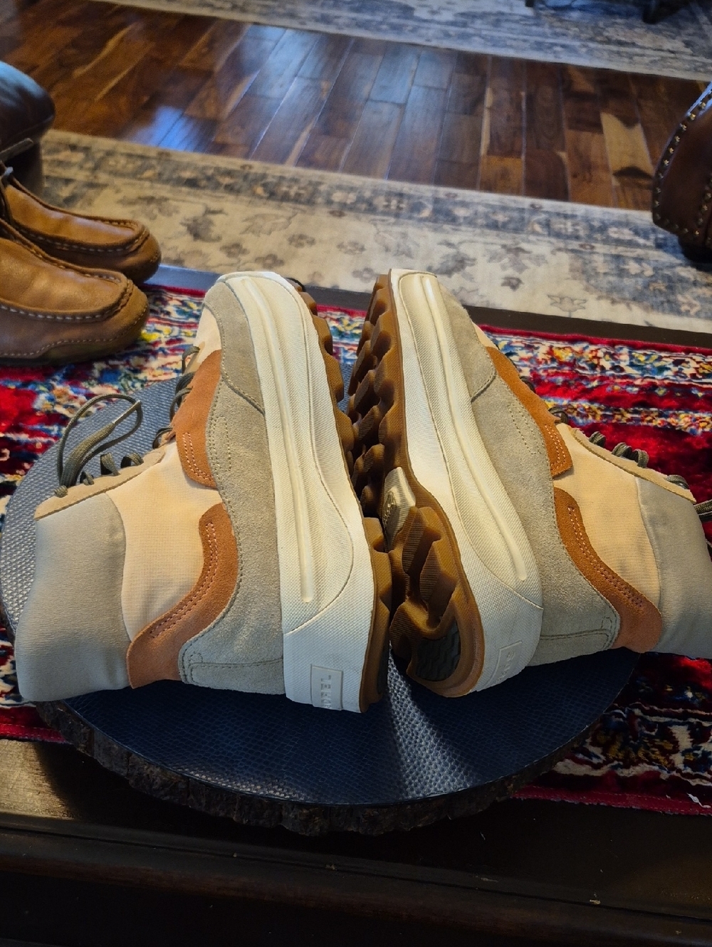 Sorel "Ona"Beige Tan &pink Casual Hiker Sneakers Womens Sz.11.(#2030SH) - Picture 6 of 16